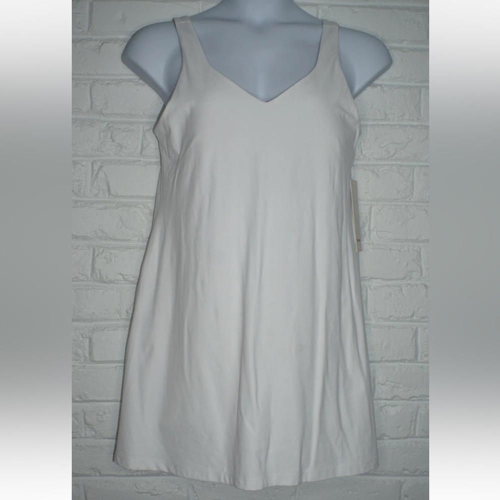 Lululemon White Align Dress Size: 16 NWT Athletic Breathable